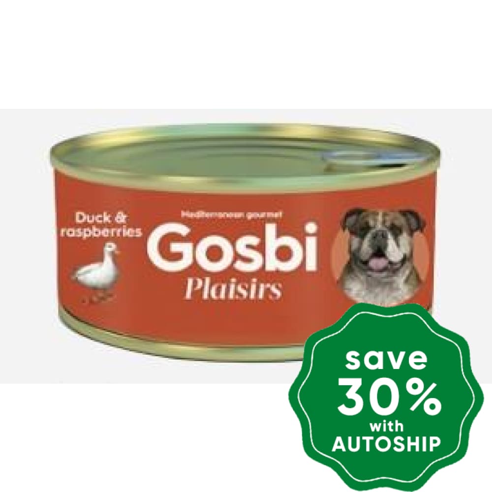Gosbi - Wet Food For Adult Dogs Duck & Raspberries 185G (Min. 10 Cans)
