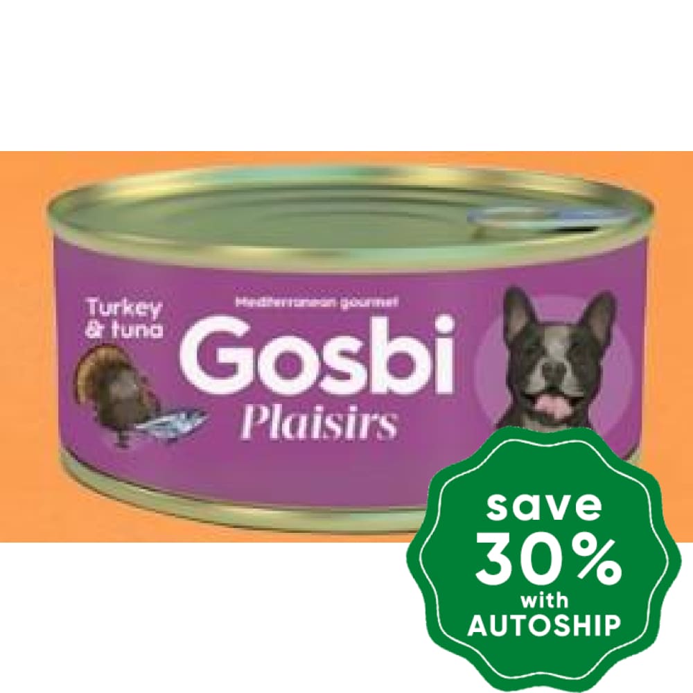 Gosbi - Wet Food For Adult Dogs Turkey & Tuna 185G (Min. 10 Cans)