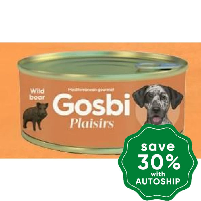 Gosbi - Wet Food For Adult Dogs Wild Boar 185G (Min. 10 Cans)