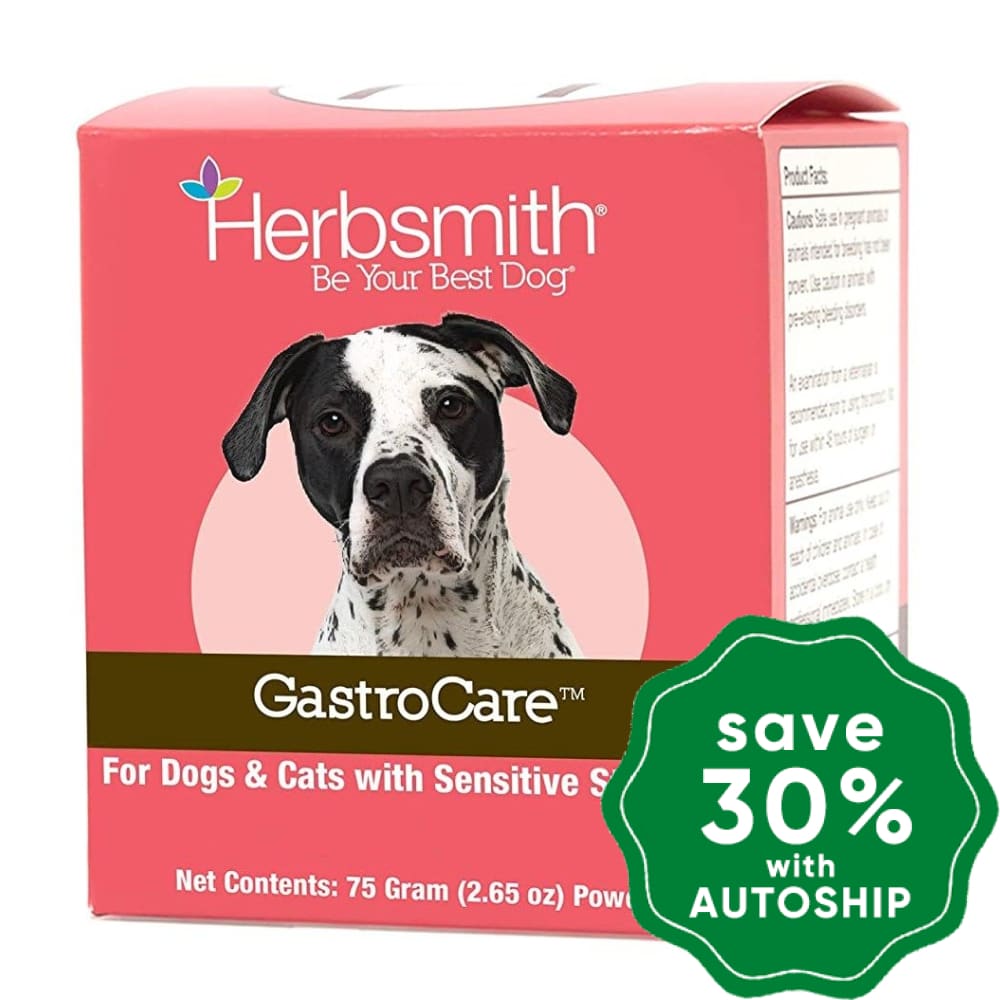 Herbsmith - Gastro Care Supplement For Dogs & Cats 75G