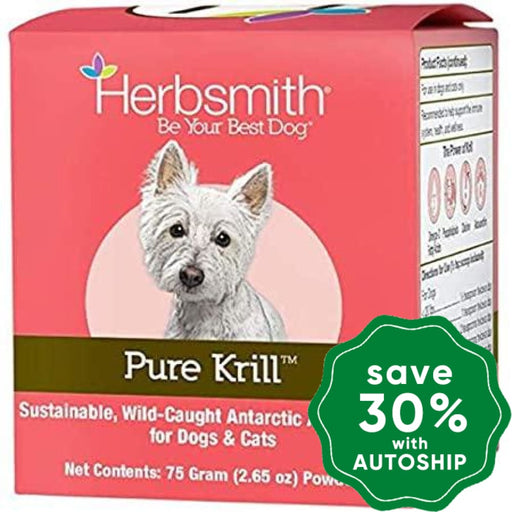 Herbsmith - Pure Krill For Dogs & Cats 75G