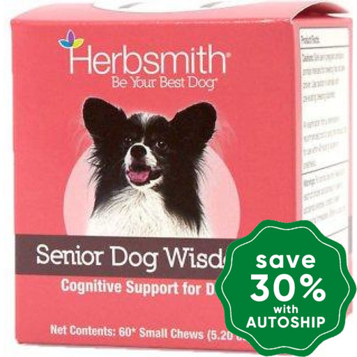 Herbsmith - Senior Dog Wisdom For Dogs Small Chews 60Ct