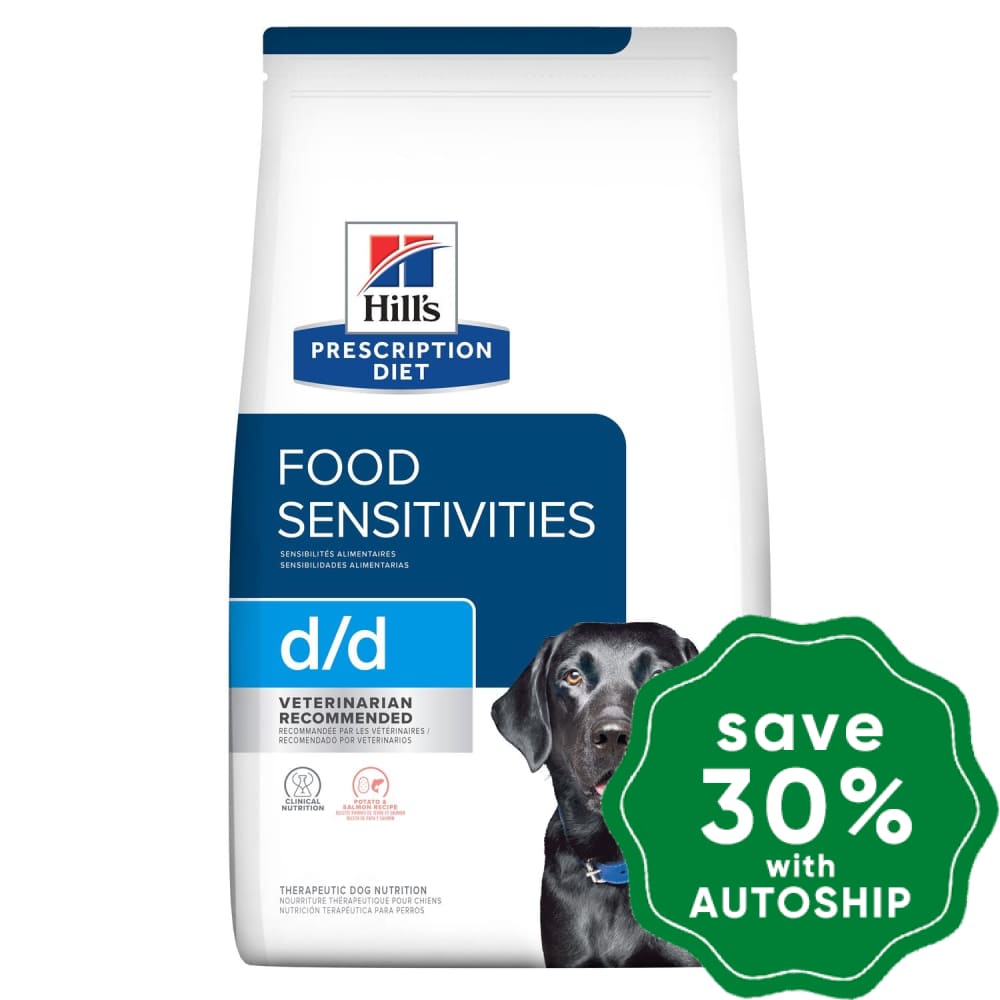 Hills Prescription Diet - Dry Dog Food Canine D/d Skin Sensitivities Potato & Salmon 8Lbs Dogs