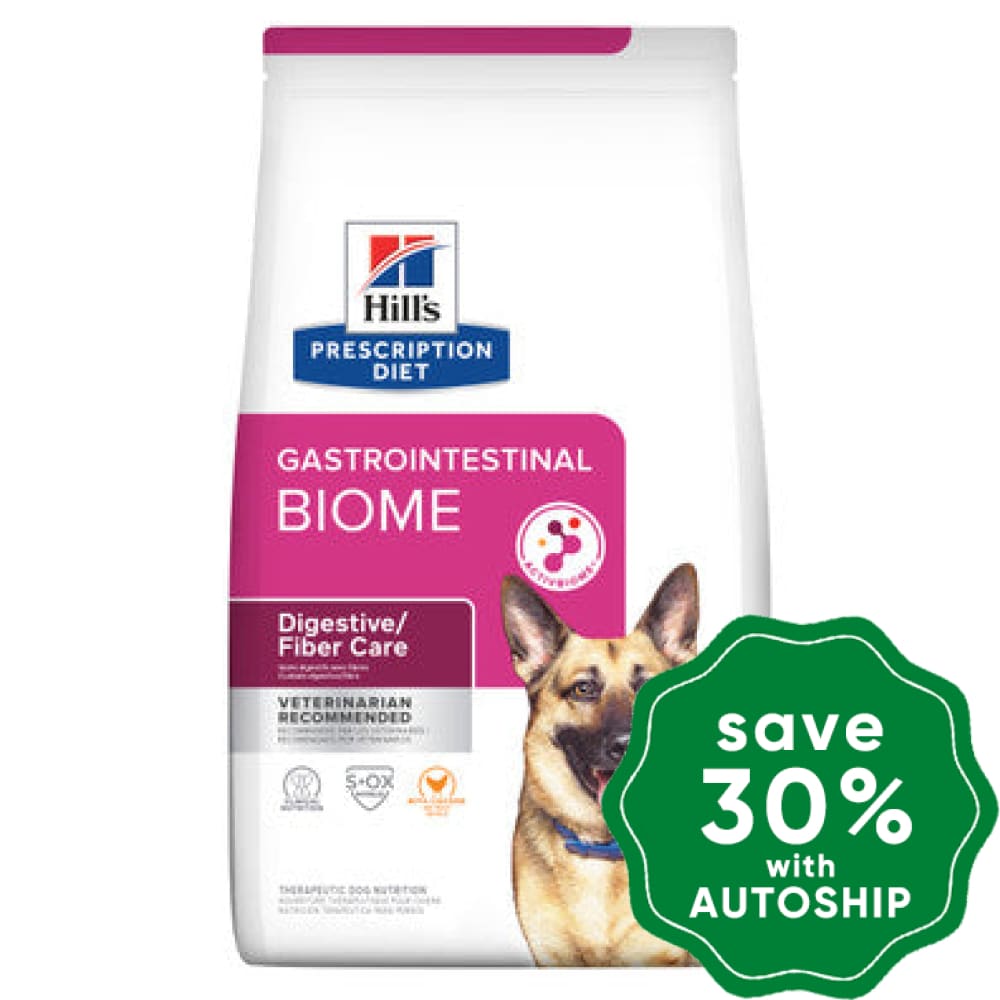 Hills Prescription Diet - Dry Dog Food Canine Gastrointestinal Biome Digestive/fiber Care 16Lbs Dogs