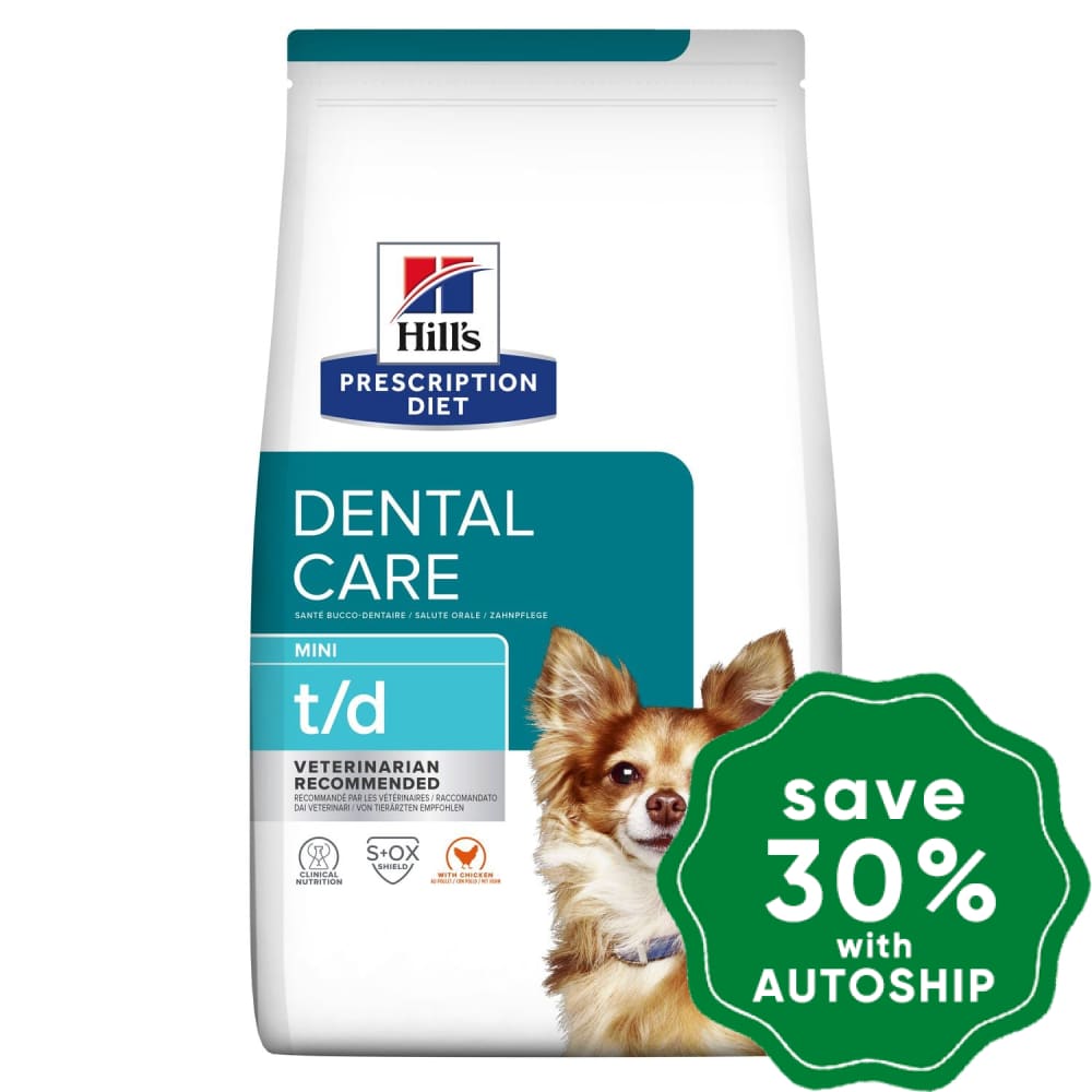Hills Prescription Diet - Dry Dog Food Canine T/d Dental Care Small Bites 5Lbs Dogs