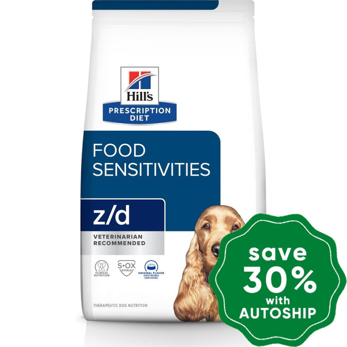 Hills Prescription Diet - Dry Dog Food Canine Z/d Sensitivities 17.6Lbs Dogs