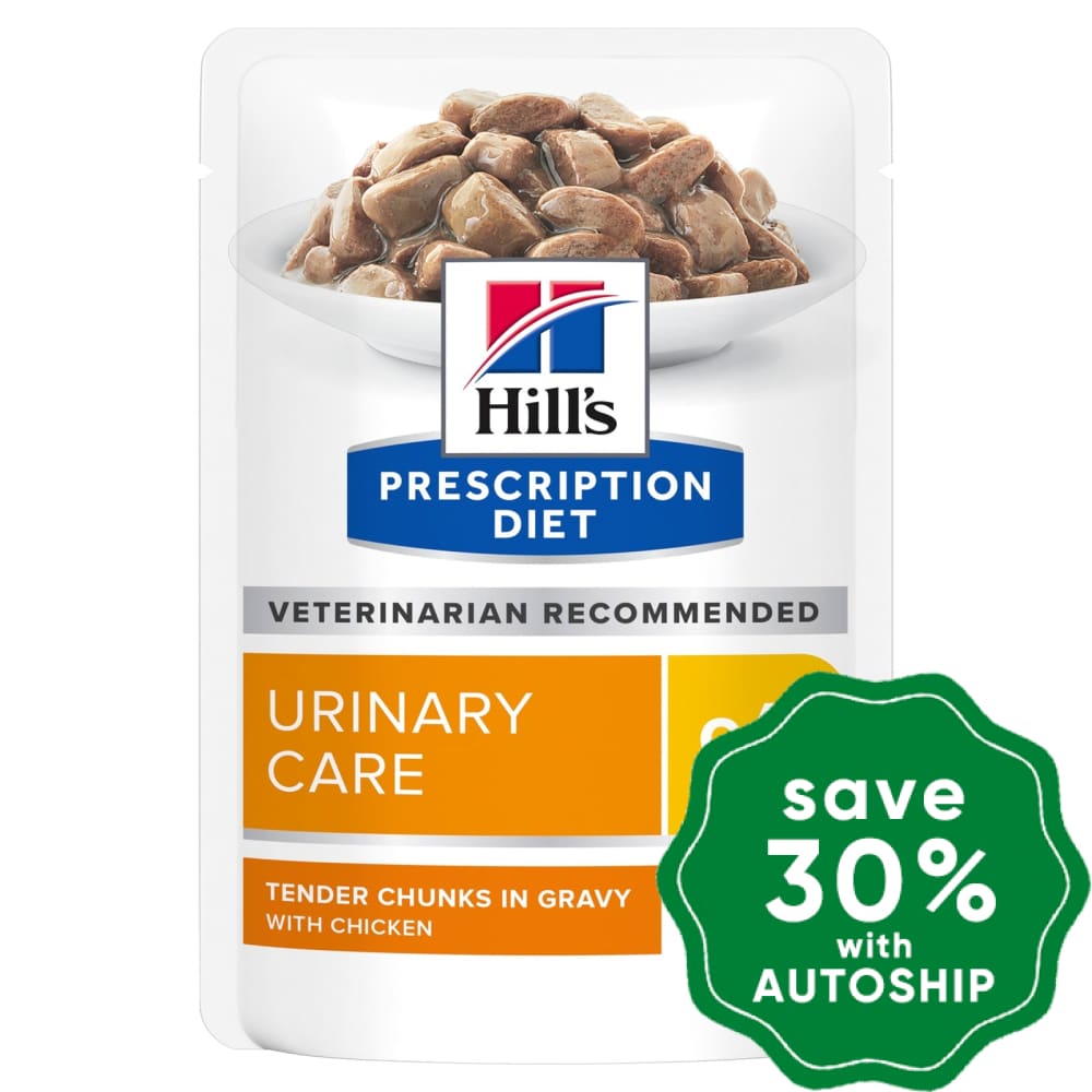 Hills Prescription Diet - Wet Cat Food C/d Multicare Feline Urinary Care Pouch With Chicken 85G