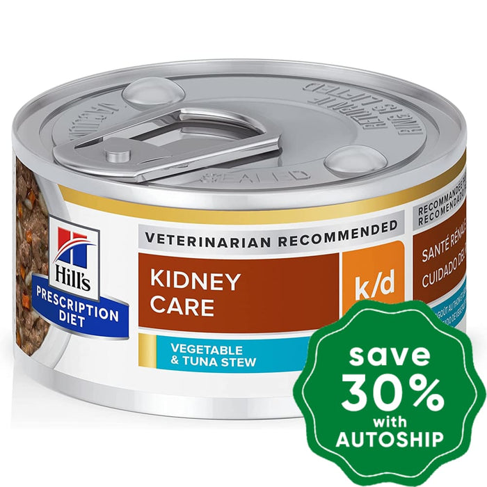 Hills Prescription Diet - Wet Cat Food Feline K/d Kidney Care Tuna Stew Can 2.9Oz (Min. 24 Cans)