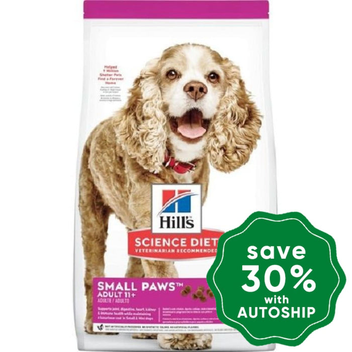 Hills Science Diet - Dry Dog Food Adult 11+ Small Paws 4.5Lbs Dogs