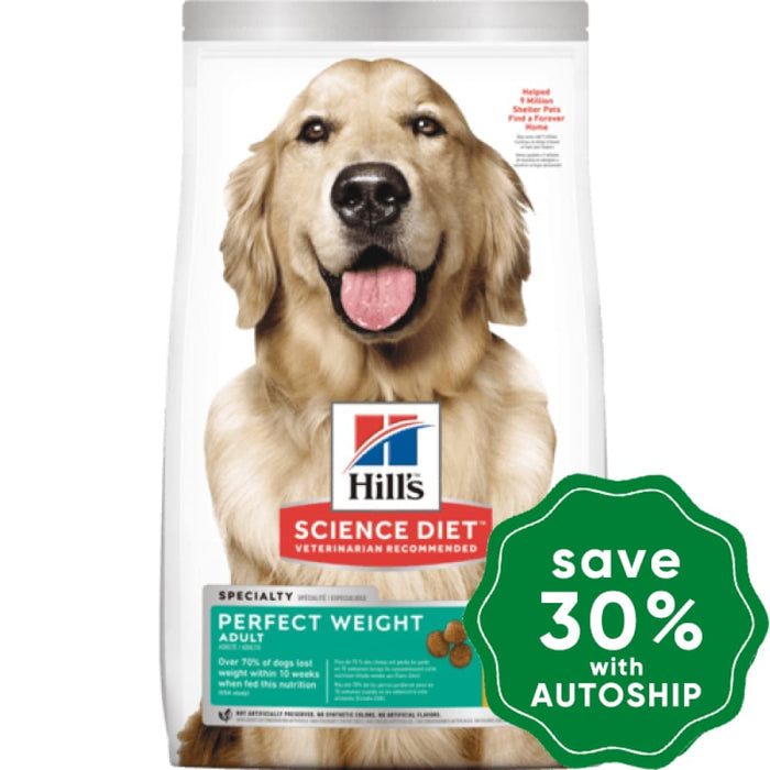 Hill's Science Diet - Dry Dog Food - Adult Perfect Weight - 28.5LBs - PetProject.HK