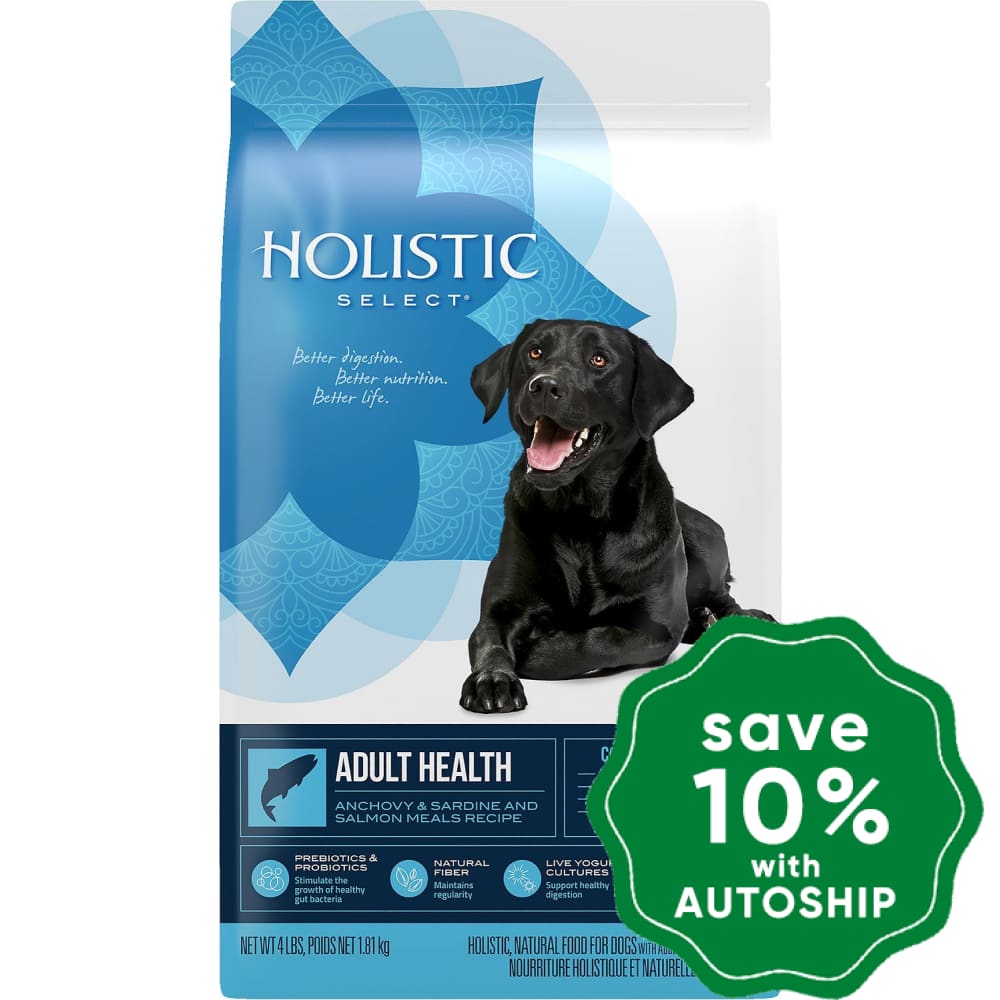 Holistic Select - Dry Dog Food - Adult Health Anchovy, Sardine & Salmon Meals - 30LB - PetProject.HK