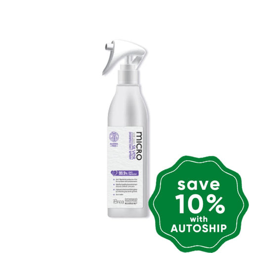 Ibrea - Microsilver Disinfectant Spray With Pure Silver (Alcohol-Free) 300Ml Pets At Home