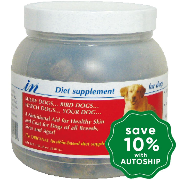 In - Daily Supplement For Dogs Skin & Immune Health Beef Favor 1.5Lb (Min. 6 Bottles)
