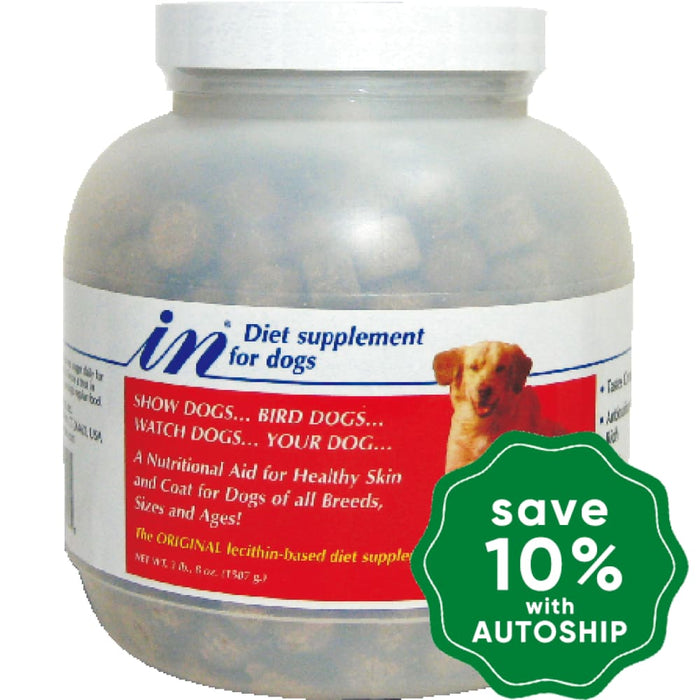 In - Daily Supplement For Dogs Skin & Immune Health Beef Favor 3.5Lb (Min. 6 Bottles)