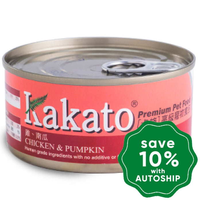 Kakato - Canned Dog and Cat Food - Chicken & Pumpkin - 170G (48 Cans) - PetProject.HK