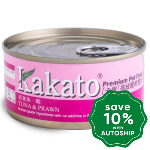 Kakato - Canned Dog and Cat Food - Tuna & Prawn - 170G (48 Cans) - PetProject.HK