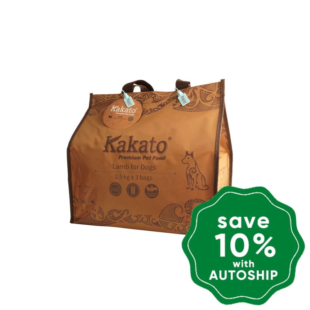 Kakato - Dry Dog Food All Life Stages Lamb 7.5Kg Dogs