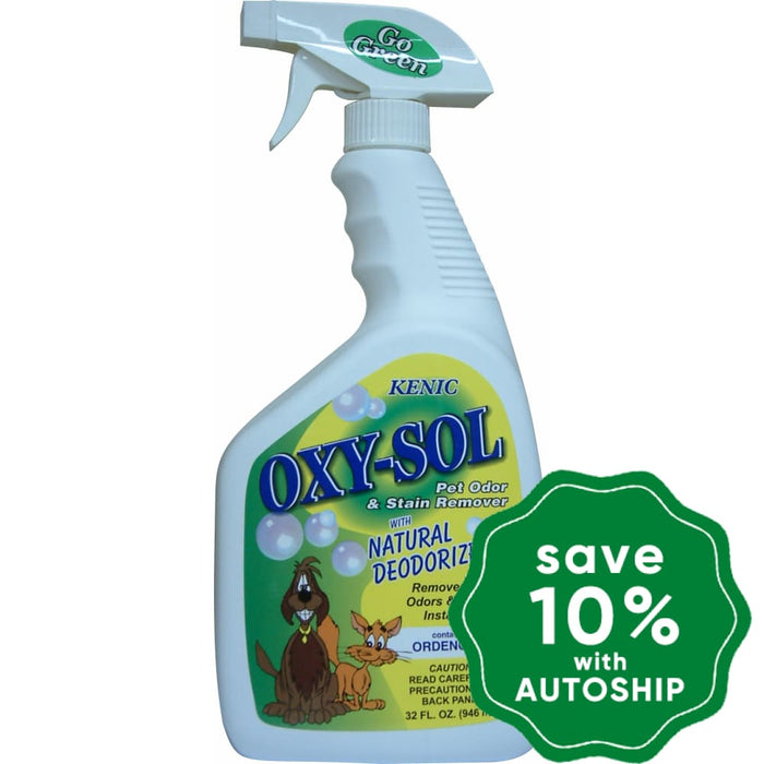 Kenic - Oxy-Sol Pet Odor & Stain Remover - 32OZ - PetProject.HK
