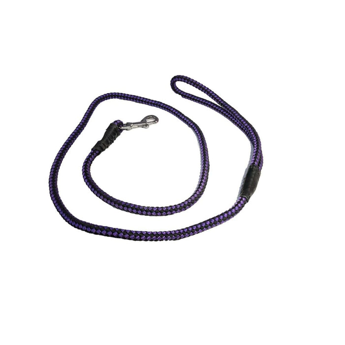 Knitting Point - Tube Leash - Purple & Black - PetProject.HK