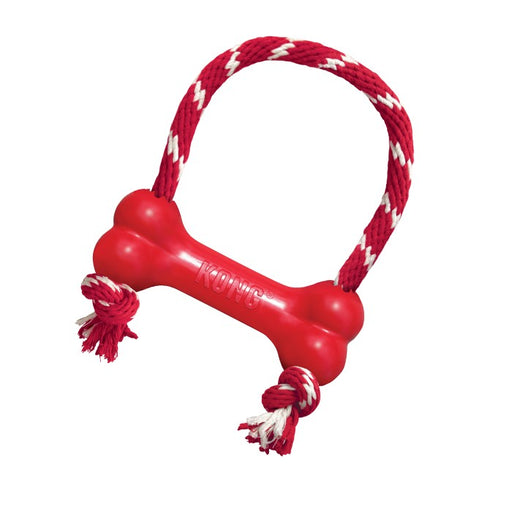 Kong - Goodie Bone with Rope - XSmall - PetProject.HK