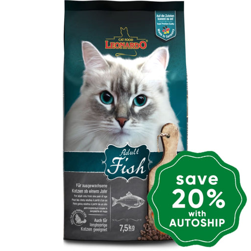 Leonardo - Natural Adult Dry Cat Food Ocean Fish Recipe 7.5Kg Cats