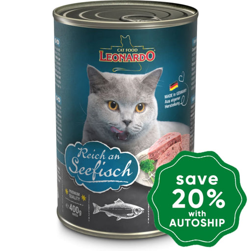 Leonardo - Natural Wet Cat Food Ocean Fish Recipe 400G Cats