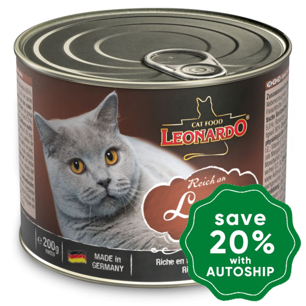 Leonardo - Natural Wet Cat Food Pure Liver Recipe 200G Cats