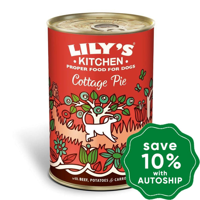 Lilys Kitchen - Wet Dog Food Cottage Pie 400G (Min. 48 Cans) Dogs