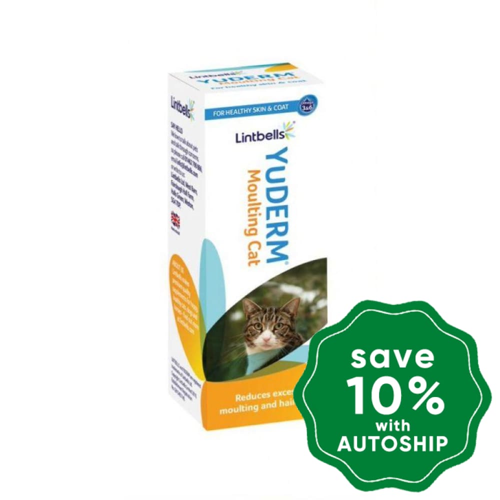Lintbells - Yuderm Skin & Coat Health Moulting Essential Omega Oils Supplement For Cats 50Ml
