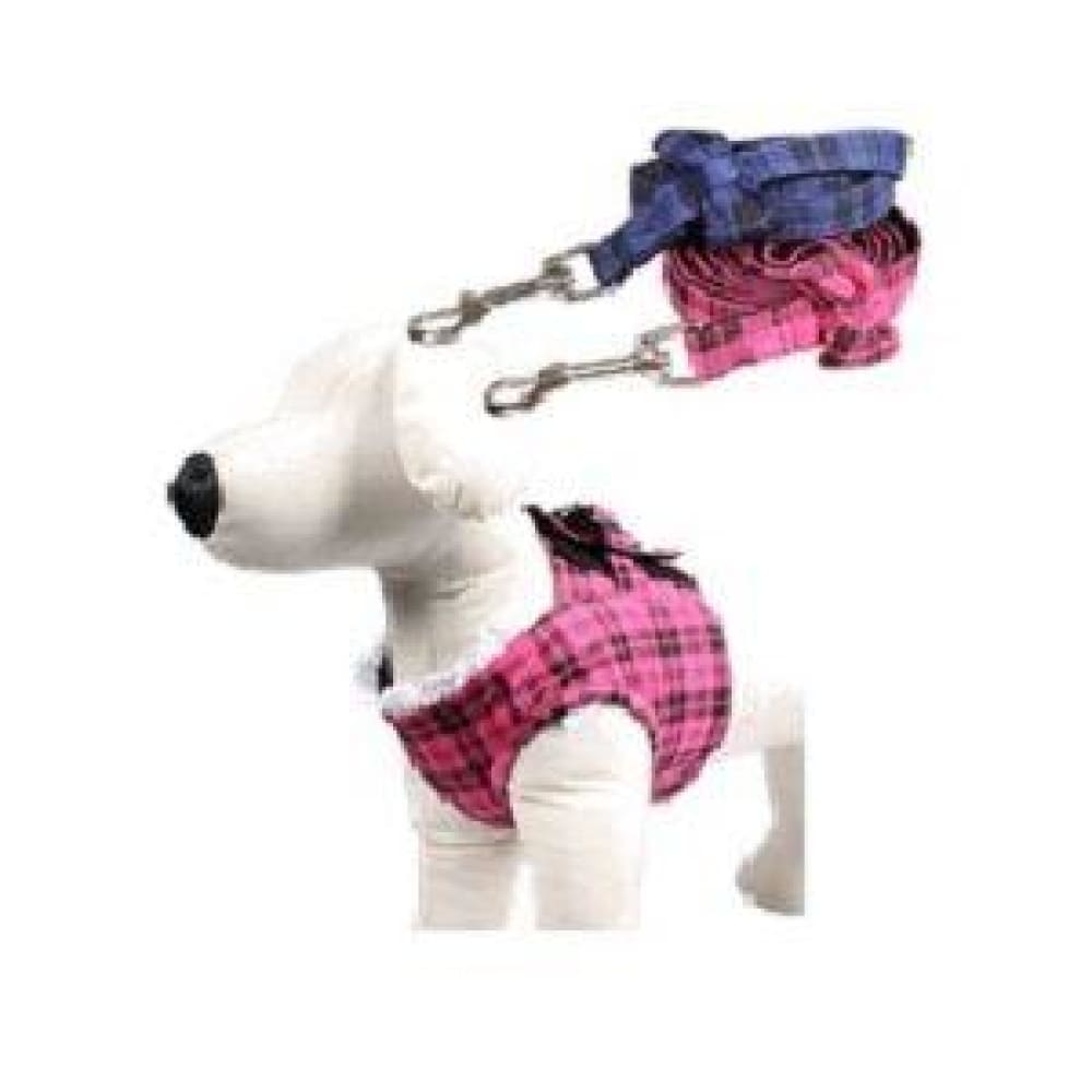 Lovabledog - Checkered Leash &  Harness with Padding - PetProject.HK