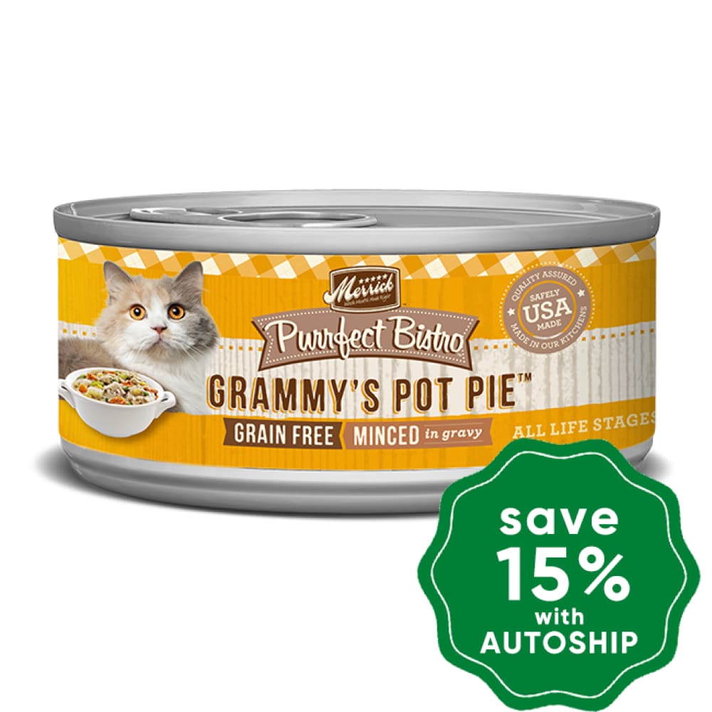Merrick - Purrfect Bistro - Grain-Free Canned Cat Food - Grammy's Pot Pie - 5.5OZ - PetProject.HK