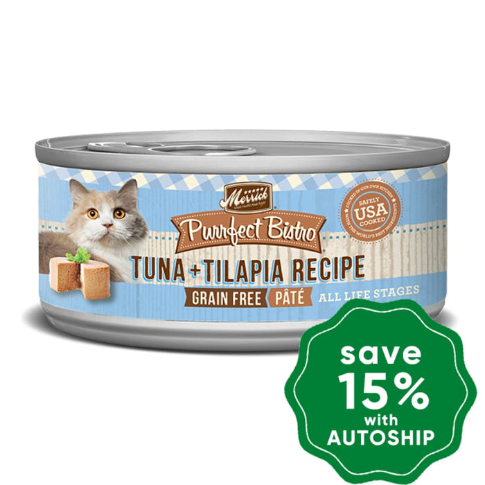 Merrick - Purrfect Bistro - Grain-Free Canned Cat Food - Tuna+Tilapia Pate - 5.5OZ - PetProject.HK