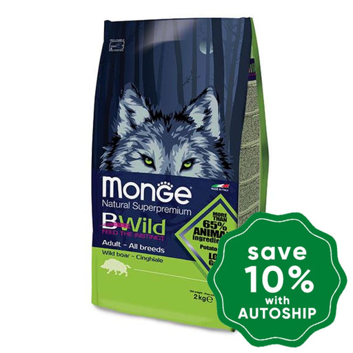 Monge - BWild All Breeds Adult Dry Dog Food - Wild Boar - 15KG - PetProject.HK