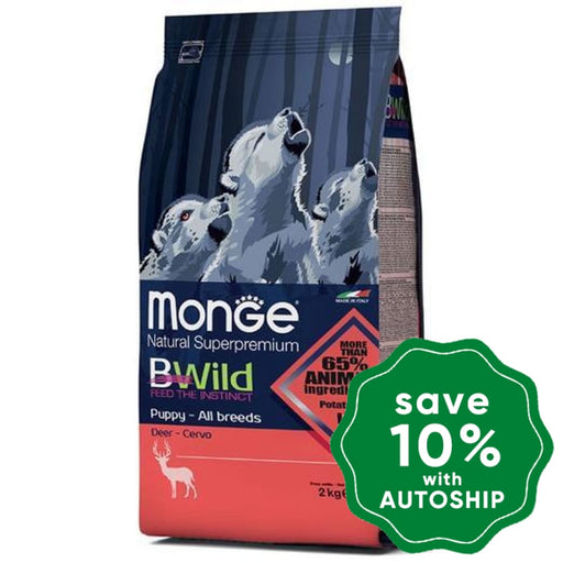 Monge - BWild All Breeds Puppy Dry Dog Food - Wild Deer - 15KG - PetProject.HK