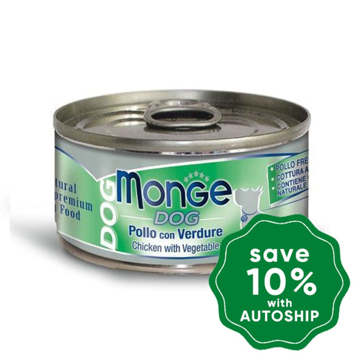 Monge - Chicken with Vegetables Canned Dog Food - 95G (24 Cans) - PetProject.HK