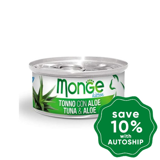 Monge - Fruits Kitten - Tuna with Aloe Canned Cat Food - 80G (24 Cans) - PetProject.HK