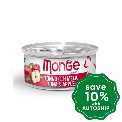 Monge - Fruits - Tuna with Apple Canned Cat Food - 80G (24 Cans) - PetProject.HK