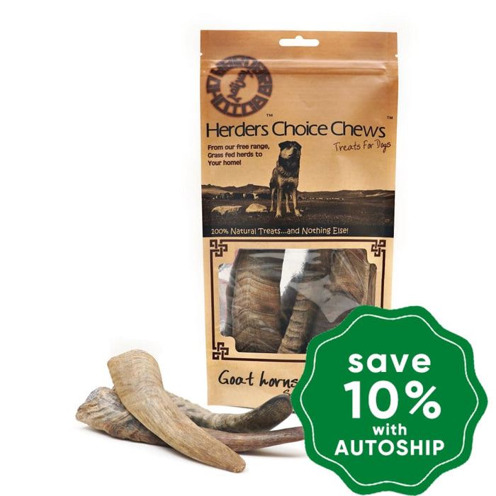 Mongolian Chews - Treat for Dogs - Herders Choice Chews - Dried Goat Horn 3PC - 200G - PetProject.HK