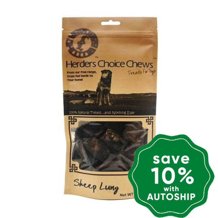 Mongolian Chews - Treat for Dogs - Herders Choice Chews - Sheep Lung Chips Cut Small- 100G - PetProject.HK