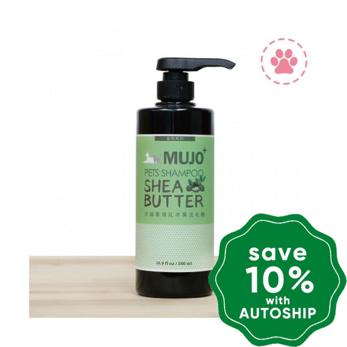 Mujo+ - Wood Vinegar Concentrated Shampoo for Pets - Shea Butter - 500ML - PetProject.HK