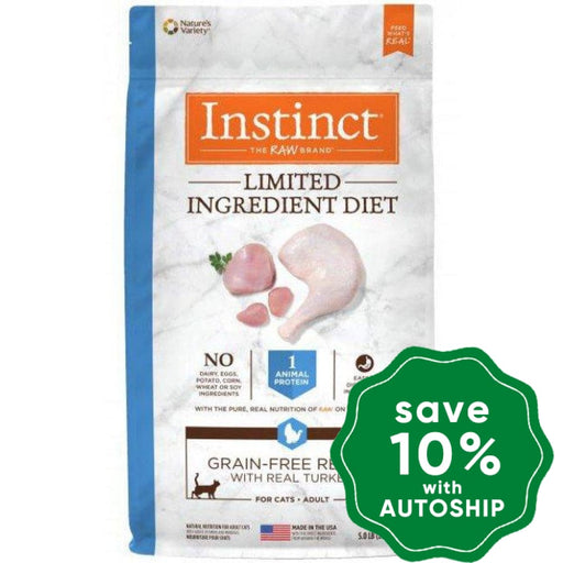 Nature's Variety Instinct - Cat Dry Food - Limited Ingredient Diet Grain-Free with Turkey - 5LB - PetProject.HK