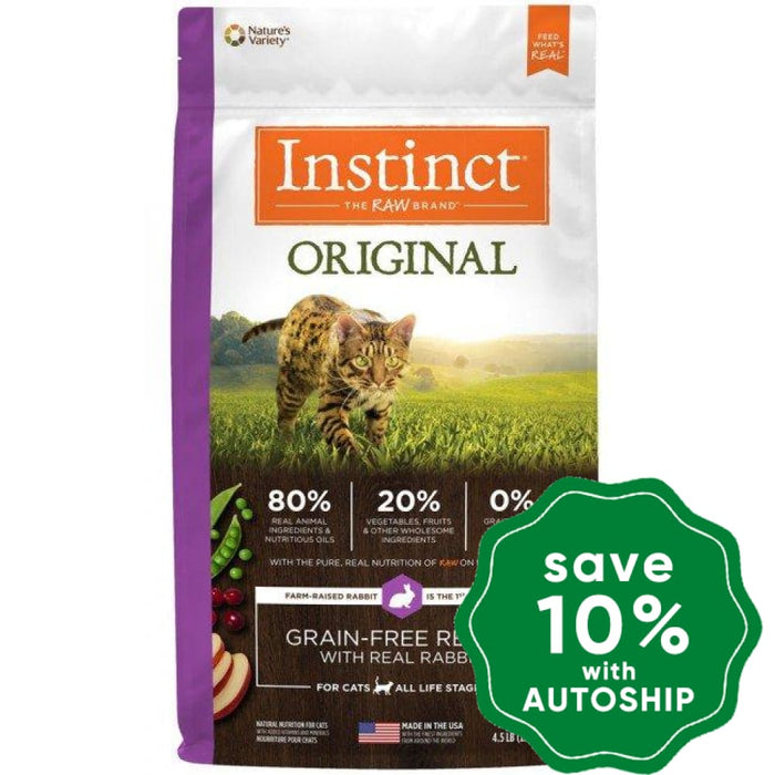 Nature's Variety Instinct - Cat Dry Food - Original Grain-Free with Rabbit - 4.5LB - PetProject.HK