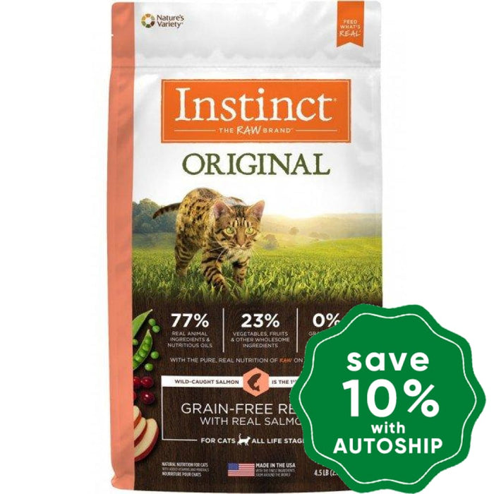 Nature's Variety Instinct - Cat Dry Food - Original Grain-Free with Salmon - 10LB - PetProject.HK