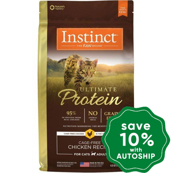 Nature's Variety Instinct - Cat Dry Food - Ultimate Protein Cage-Free Chicken - 4LB - PetProject.HK
