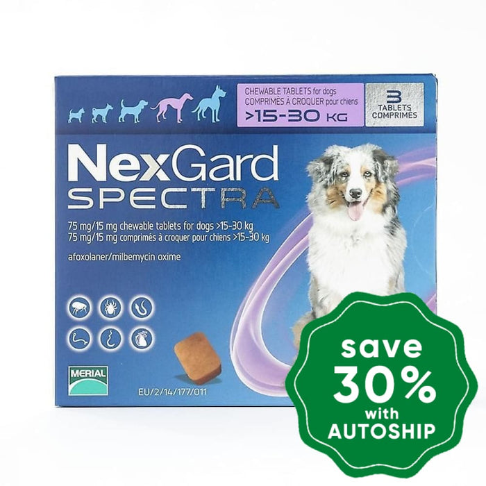 Nexgard - Spectra For Large Dogs 15-30Kg (Purple)