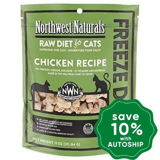Northwest Naturals - Freeze-Dried Cat Food - Cat Nibbles Chicken Flavour - 311G - PetProject.HK