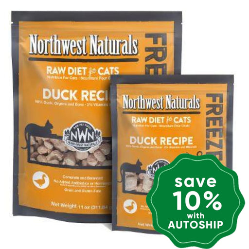 Northwest Naturals - Freeze-Dried Cat Food - Cat Nibbles Duck Flavour - 311G - PetProject.HK