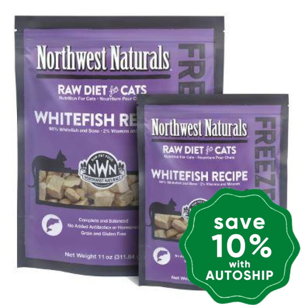 Northwest Naturals - Freeze-Dried Cat Food - Cat Nibbles Whitefish Flavour - 311G - PetProject.HK