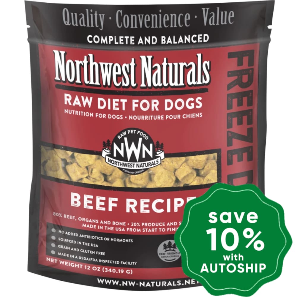 Northwest Naturals - Freeze-Dried Dog Food - Beef Dinner Nuggets - 340G - PetProject.HK