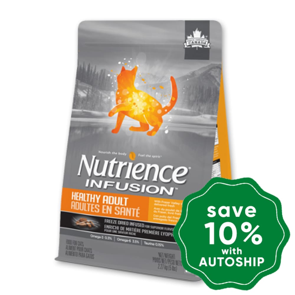Nutrience - Infusion - Dry Cat Food - Healthy Adult Recipe - 5LB (Min. 2 Packs) - PetProject.HK